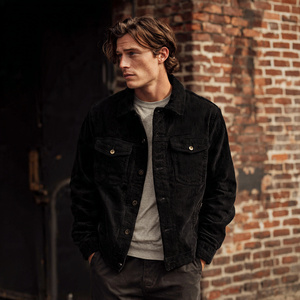 Winter Trucker <b>Jacket</b> Men Warm <b>Corduroy</b> Button Down Custom <b>Corduroy</b> <b>Jackets</b> Streetwear <b>Corduroy</b> Trucker <b>Jacket</b> Tops Men's - Product Image 1