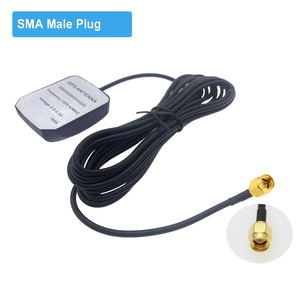 <span class=keywords><strong>Antenne</strong></span> GPS de <span class=keywords><strong>voiture</strong></span>, connecteur mâle SMA, câble RG174 droit/en angle droit, adaptateur aérien automobile pour navigation, caméra, lecteur - Product Image 5