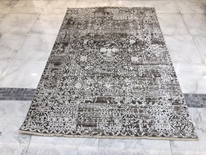 พรมปูพื้นขนาดกลางเนื้อบางทำจากโพลีโพรพีลีนนุ่มทนทานต่อ100% เปื้อนสไตล์ทันสมัยเพิ่มสัมผัสพิเศษในบ้าน - Product Image 2