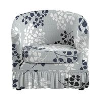 Housse de fauteuil club en tissu élastique amovible, lavable en machine, écologique, 2 pièces, housse de canapé, protection de meubles