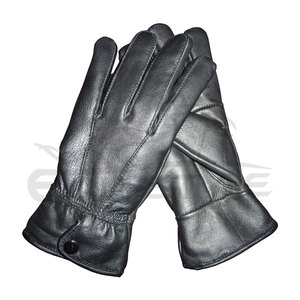 Venta al por mayor guantes de piel de oveja Unisex moda invierno estilo de conducción cálido personalizado OEM fabricante guantes de cuero de lujo - Product Image 4