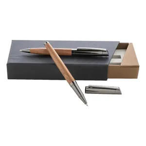 Juego de Bolígrafos Bidarray Personalizables, Regalo Empresarial, Merchandising con Elementos de Madera y Metal - Product Image 1