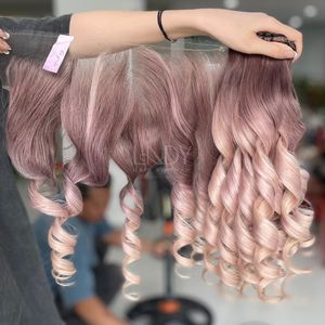 Mèches bouclées de haute qualité avec frontal et mèches pour faire des perruques - Product Image 2