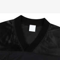 Uniforme de football américain surdimensionné à manches courtes pour hommes, maillot en maille respirante, vente en gros