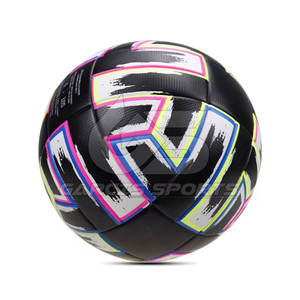 Balón de fútbol promocional de tacto suave disponible en varios colores para escuelas, universidades, balón de fútbol cosido a mano de PU Premium - Product Image 6