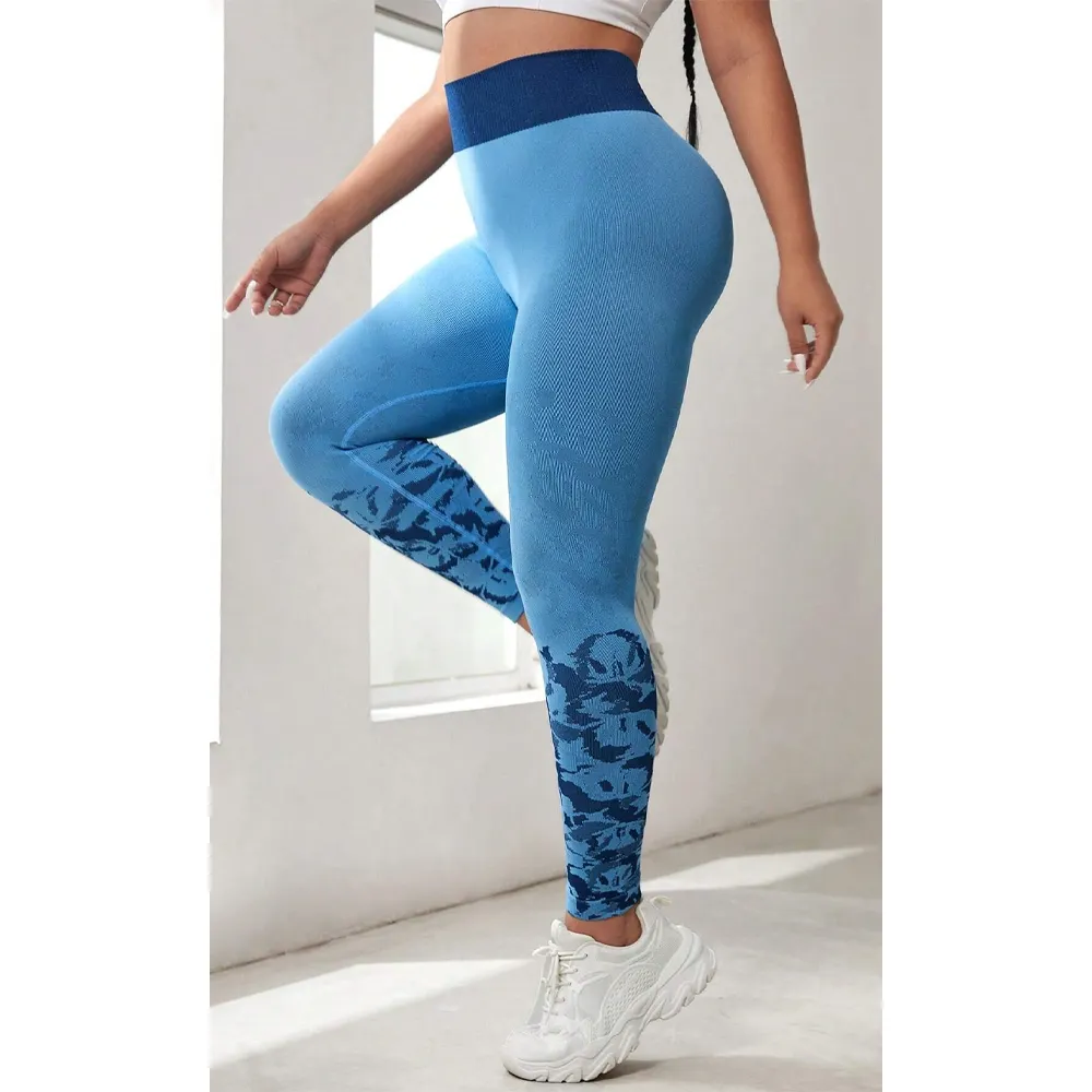 Leggings da Yoga con Logo personalizzato leggings da palestra Leggings da allenamento Leggings da Fitness senza cuciture per le donne