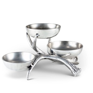 Haute Qualité Brillant Poli Fini À La Main Designer Fantaisie Bol En Métal Décoratif De Table Bol De Fruits À Bas Prix. - Product Image 5