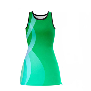 ชุดเดรสเน็ตบอลแบบซับลิเมชันของผู้หญิงเครื่องแบบเน็ตบอลพิมพ์ลายซับลิเมชันสำหรับเชียร์ลีดเดอร์ - Product Image 4