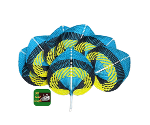 Ventilateur à main classique en feuille de palmier et ventilateur à main en bambou coloré: refroidissement artisanal, ventilateur de décoration de mariage aux prix d'usine du Vietnam - Product Image 1