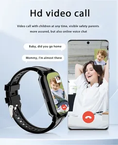 Braccialetti Intelligenti per Anziani con Posizionamento GPS e WiFi, Chiamata di Emergenza SOS con Scheda SIM, Annuncio Vocale dell'Ora, Montre Connectée - Product Image 3