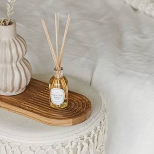 Plateau de service en bois artisanal de conception ovale moderne, décoratif, en bois massif, multifonctionnel, décoration de la maison, table et utilisation du Ramadan - Product Image 6