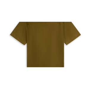 เสื้อเชิ้ตผ้าลินินสีทองย้อมธรรมชาติ ดีไซน์เรียบง่ายแต่ทันสมัยด้วยสีจากพืช - Product Image 3