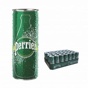 Perrier 330 ML Eau minérale naturelle pétillante certifiée ISO provenant du printemps en boîte (étamé) - Product Image 5