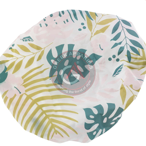 Luxury Top Quality Wholesale Reversible Shower Cap Custom Print Women Fashion Night Sleep Cap Designer Satin Hair Cover <b>Bonnet</b> - Product Image 4