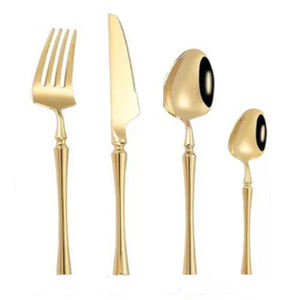 Cubiertos de alta calidad, duraderos y con acabado de espejo, con un agarre ergonómico para la comida diaria. - Product Image 5