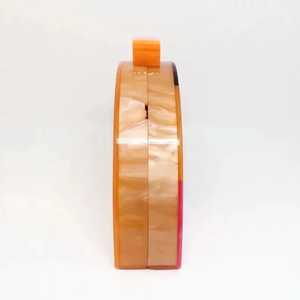 Half Moon Acrylic Woman Clutch Imitation Pearl Luxury <b>Butterfly</b> Solid Charm Clutch Complete Set Women's Wedding Creative Design - Product Image 5