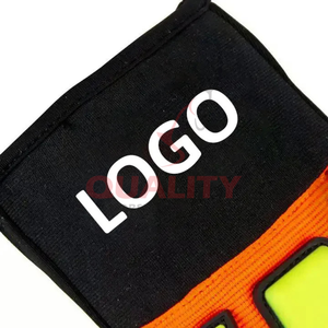 Durable <b>safety</b> gloves with textured palm coating enhance grip stability and hand <b>safety</b> for warehouse and manufacturing tasks - Product Image 2