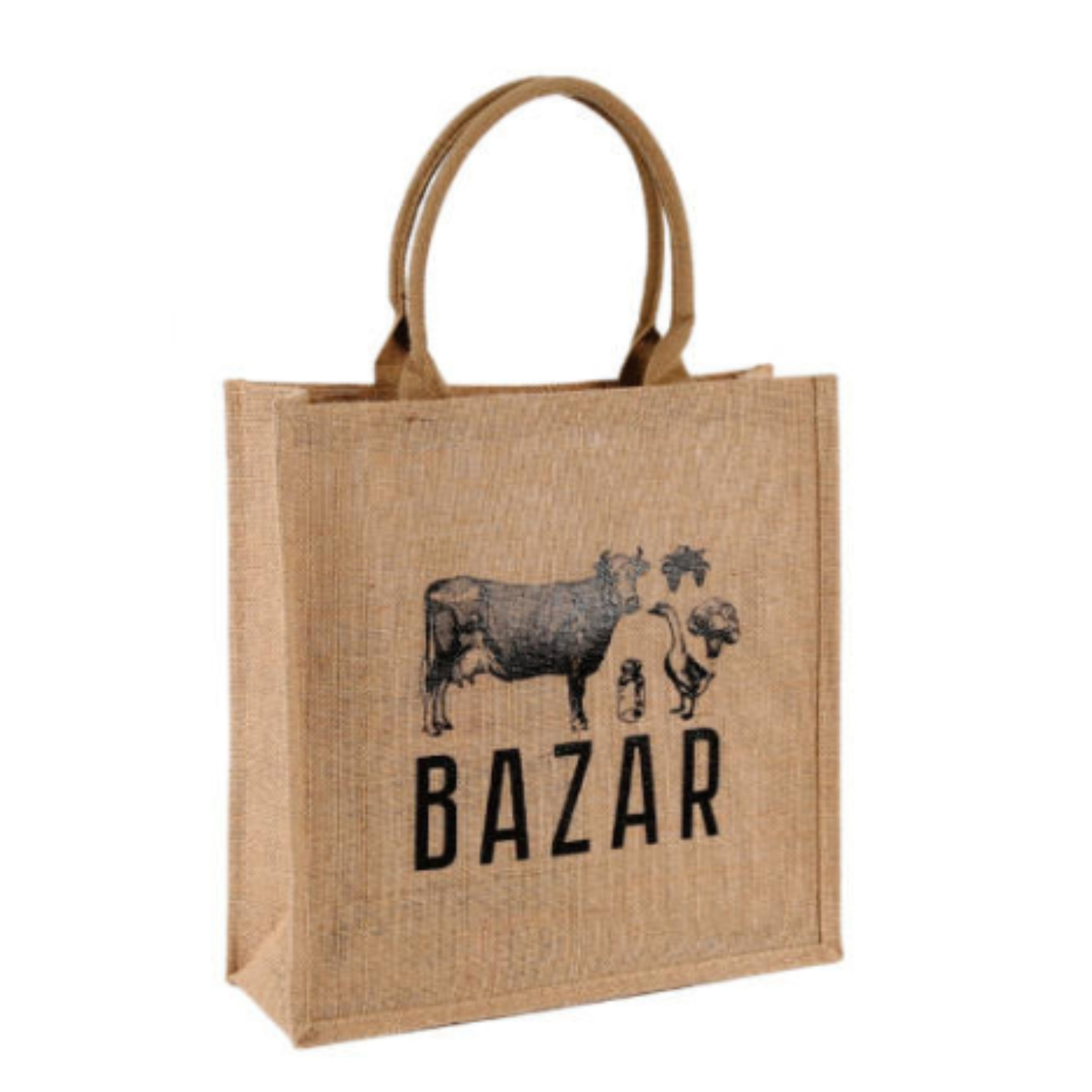 Natural Jute with White Lining