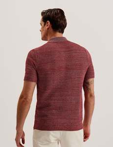 เสื้อโปโลผ้าฝ้ายเมอร์เซไรซ์สำหรับผู้ชายเสื้อโปโลผ้าคอตตอนพิมพ์ลายสำหรับใส่ไปยิมกอล์ฟ - Product Image 4