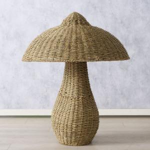 Woven sea grass <b>desk</b> lamp natural straw seagrass light lamps table & floor lighting accessory - Product Image 1