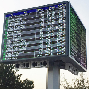 Nueva Pantalla LED P10 con Pixel Pitch de 10 mm, Pantalla Triangular para Interiores/Exteriores, Elevador, Escenario, Cartel Digital, Centro Comercial, Video - Product Image 2