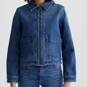 Chaqueta Vaquera Estilo Zip para Hombre, Primavera, Hecha a Medida, Duradera, Transpirable, Resistente al Viento, Cómoda, Elegante, Informal, de Alta Calidad - Product Image 1