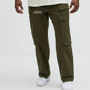 Pantalones Cargo de algodón de ajuste relajado Material de algodón de primera calidad Pantalones Cargo de moda Pantalones Cargo Colores y tamaños personalizados disponibles - Product Image 1