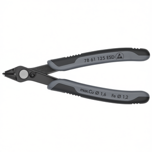 คีมตัดไฟเบอร์ออปติก Knipex Electronic Super Knips แบบขัดเงา พร้อมด้ามจับหลายส่วนประกอบ ผลิตจากเหล็กเครื่องมือพิเศษ - Product Image 3