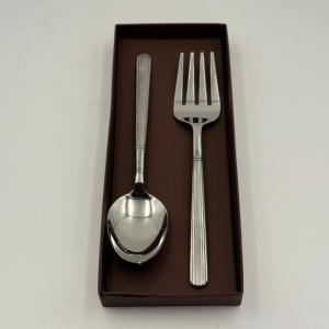 Juego de Servidores de Ensalada de Acero Inoxidable con Acabado Pulido Natural, Diseño Moderno y Lujoso, Apto para Lavavajillas, Herramientas para Ensalada para el Hogar a Bajo Precio - Product Image 5