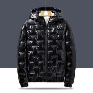 Chaqueta de Hombre con Cuello Alto, Diseño Nuevo, Alta Calidad, Larga y Delgada, Acolchada con Relleno de Algodón, con Cierre y Estilo Puff - Product Image 5