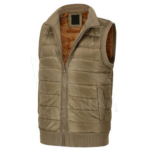 Producto Popular para hombre, chaqueta acolchada con cuello levantado, chaqueta acolchada sin mangas, chaqueta acolchada cómoda sin mangas - Product Image 2
