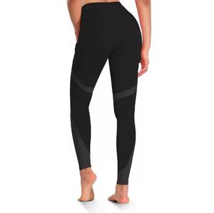 Leggings de yoga en coton de haute qualité pour femmes pantalon de course d'entraînement de gymnastique en maille sans couture personnalisable avec poches d'impression numérique - Product Image 4