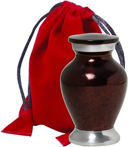 Urnas de cremación de recuerdo de material metálico de aluminio 2022 de alta calidad más demandadas 100% al mejor precio competitivo - Product Image 1