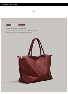 Bolsa de Hombro de Gran Capacidad de Poliéster, Nueva Bolsa de Computadora para Negocios 2025, Cierre de Cremallera, Bolsa de Viaje Multiusos - Product Image 6