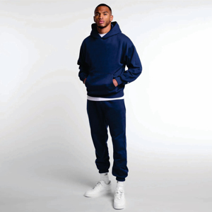 2025 dernière version luxe coton mélangé polyester à capuche avec poches tarifs les plus bas Satin doublé sweats à capuche pour hommes - Product Image 1