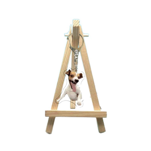 Llavero Acrílico Moderno Personalizable de Dibujos Animados, Doble Cara, Transparente, Bonito Adorno para Bolsos, Ecológico, con Diseños de Gatos, Perros, Reptiles y Aves - Product Image 1