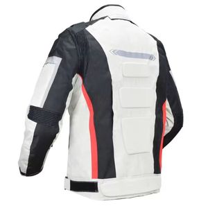 2025 New Arrival Men's <b>Summer</b> <b>Motorcycle</b> <b>Jacket</b> Windproof Sports & Auto Racing Leather Biker Riding <b>Jacket</b> Textile Material - Product Image 3