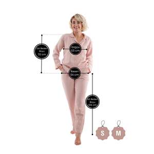 Conjunto de pijama de muselina para mujer Pijama con cuello abotonado - Product Image 3