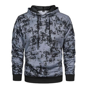 Sweat à capuche en polaire polyester 100% pour homme pour l'hiver DTF DTG Impression numérique en relief Sublimation Technique brodée - Product Image 3