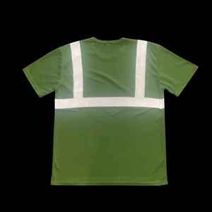 T-shirt de sécurité réfléchissant haute visibilité sur mesure avec manches courtes pour hommes 2025 T-shirt de sécurité personnalisé vêtements de plein air - Product Image 5