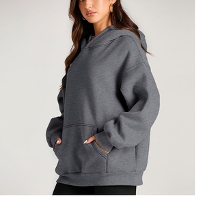 Vente en gros de sweat à capuche femme en coton de haute qualité sweat-shirt à capuche surdimensionné avec logo personnalisé imprimé de BD - Product Image 4
