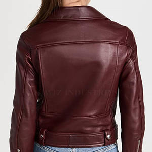 Nueva llegada Chaqueta de cuero para mujer Uso al aire libre Chaqueta de cuero para mujer Precio razonable Chaqueta de cuero para mujer - Product Image 2