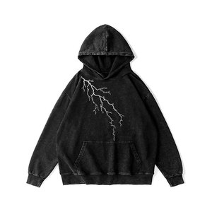 Sudaderas Unisex Y2K de Invierno con Estampado Digital, Lavado Ácido, Estilo Vintage, Corte Regular, Ropa Casual de Calle - Product Image 4