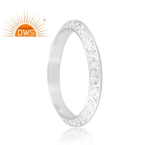 Best Quality 925 Fine Sterling Silver <b>Statement</b> Band <b>Ring</b> Custom Jewelry <b>For</b> <b>Women</b> Gift <b>For</b> Her - Product Image 4