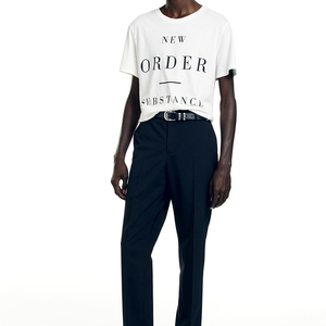 T-shirt uni et solide pour hommes, vêtements confortables pour hommes de grande taille, vêtements décontractés, t-shirts pour hommes - Product Image 3
