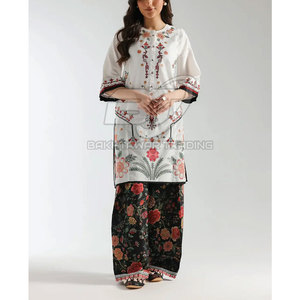 ชุดเสื้อผ้าชาลวาร์ คามีซ ผ้าฝ้ายระบายอากาศ ปี 2026  ผ้าฝ้ายปากีสถาน  คอลเลคชั่นลำลองสำหรับผู้หญิง  ไซส์ผู้ใหญ่ - Product Image 1