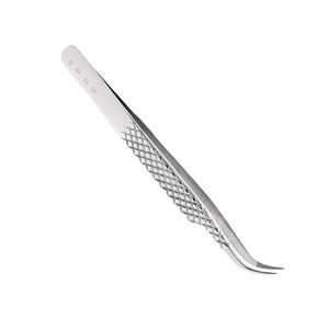 Pince à épiler pour cils en fibre, pointe pointue, en acier inoxydable, pour usage domestique et en salon - Product Image 3