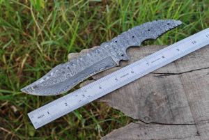 Hoja de Damasco forjada a mano personalizable, soporte OEM disponible para cuchillos - Product Image 2