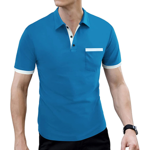 เสื้อสำหรับผู้ชายเสื้อกอล์ฟผ้าคอตตอน100% ลายถักกันยับสำหรับผู้ชายเสื้อ2026 - Product Image 6