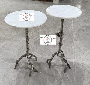 Recién llegado, mesa de centro convertible de Metal, mesa auxiliar y mesa central para el hogar, sala de estar, uso en apartamentos y espacios de centro comercial - Product Image 2